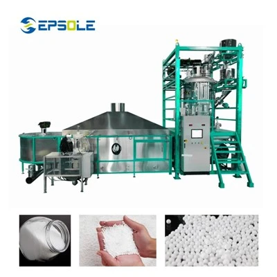 EPS Tshuab Beads Ua Exandable Polystyrene Beads Nruam Pre-expander Tshuab